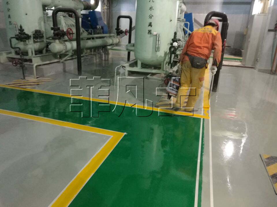 大唐火电汽机平台耐磨地坪