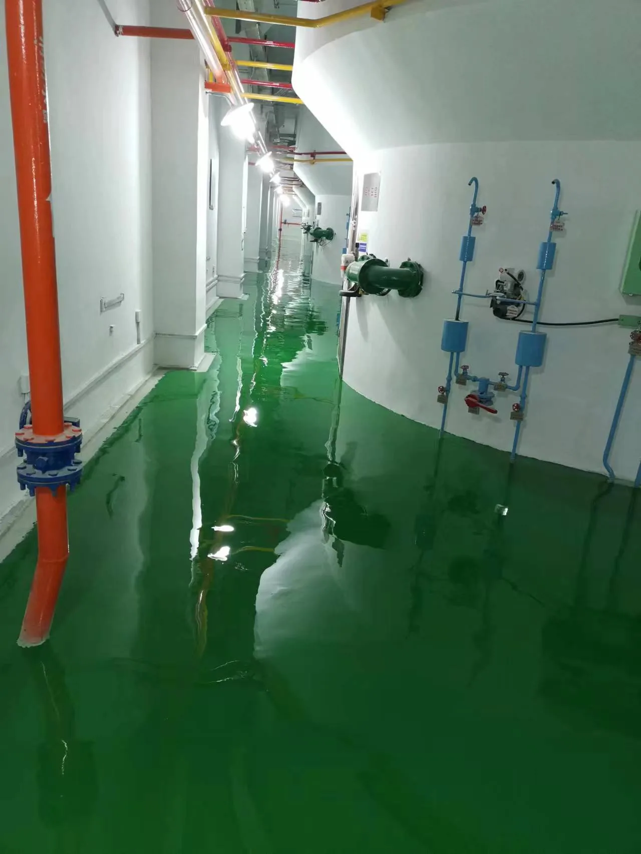水布垭大坝启闭机房防火地坪